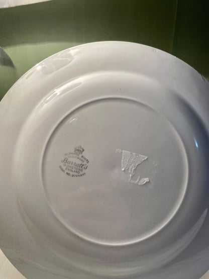Barratts England Fox Hunt Ironstone Plate, 1-Piece, 10 in