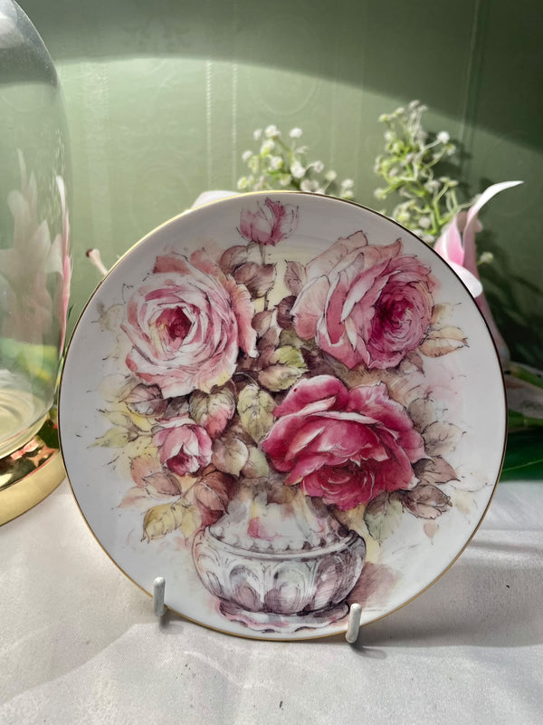 Harrogate Cruse Rose Fine Bone China Plate, 1-Piece, 6 in