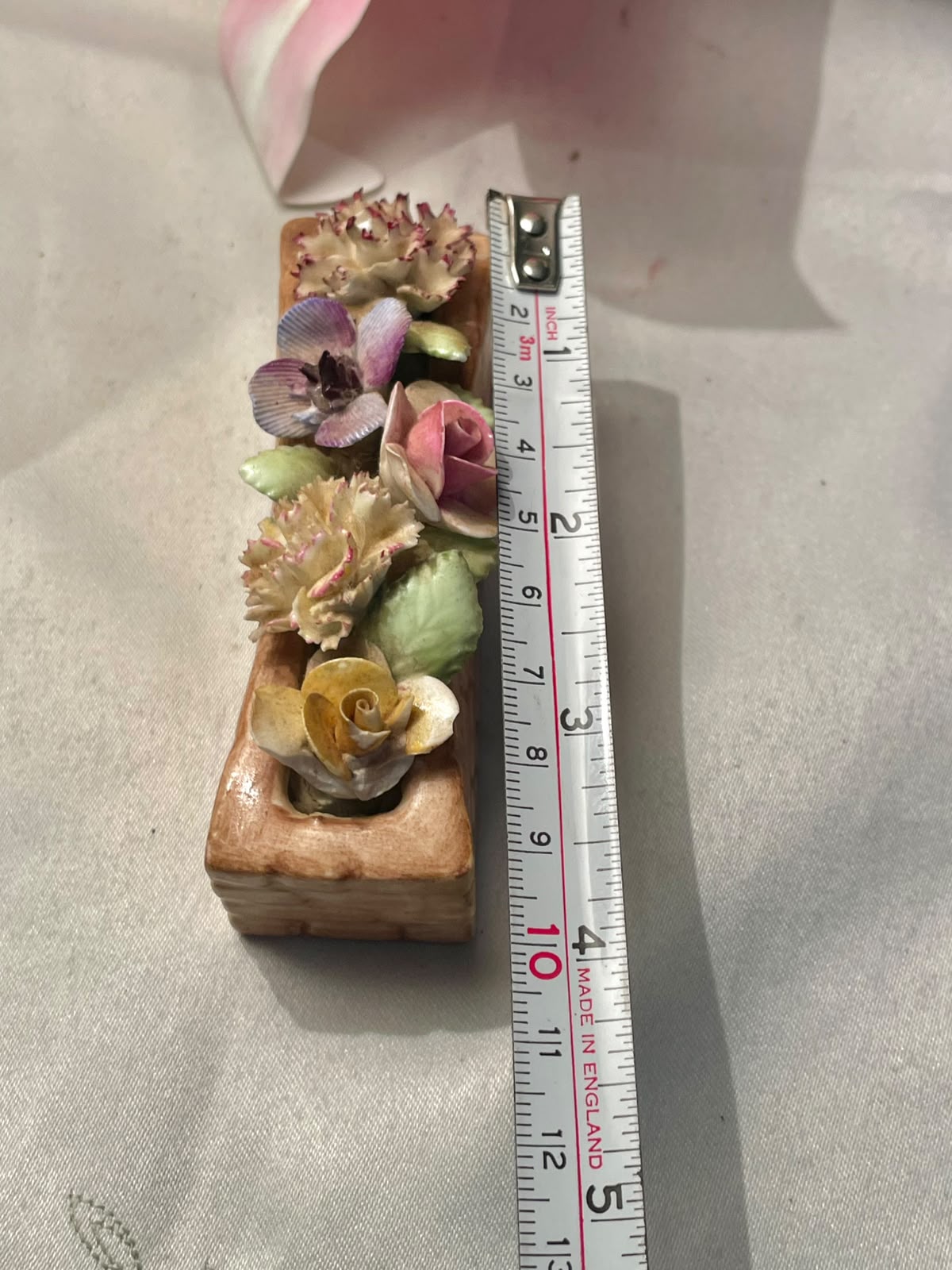 Royal Adderley Floral Bone China Ornament 4 in