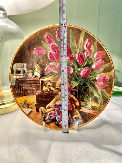 Koninklijke Mosa Tulip Still Life Wall Plate 20 cm