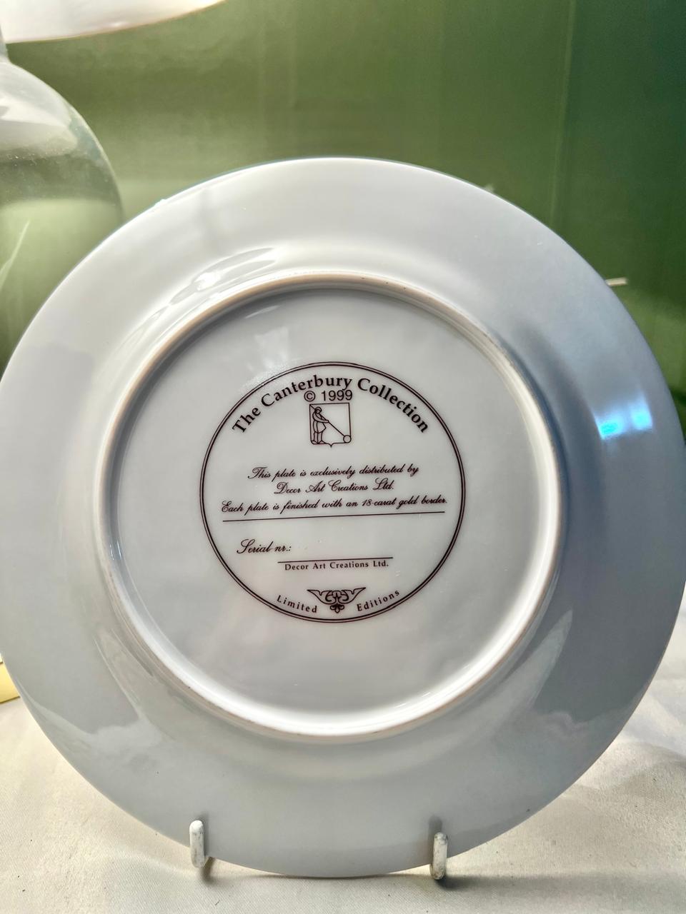 1999 Canterbury Collection Church Wall Plate 20 cm
