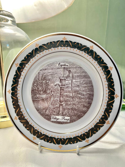 1999 Canterbury Collection Egerton Village Pump Wall Plate 20 cm