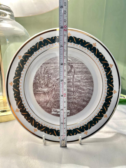 1999 Canterbury Collection Egerton Village Pump Wall Plate 20 cm