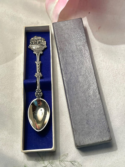 Ypres Menin Gate Silver-Tone Souvenir Spoon 4.5 in