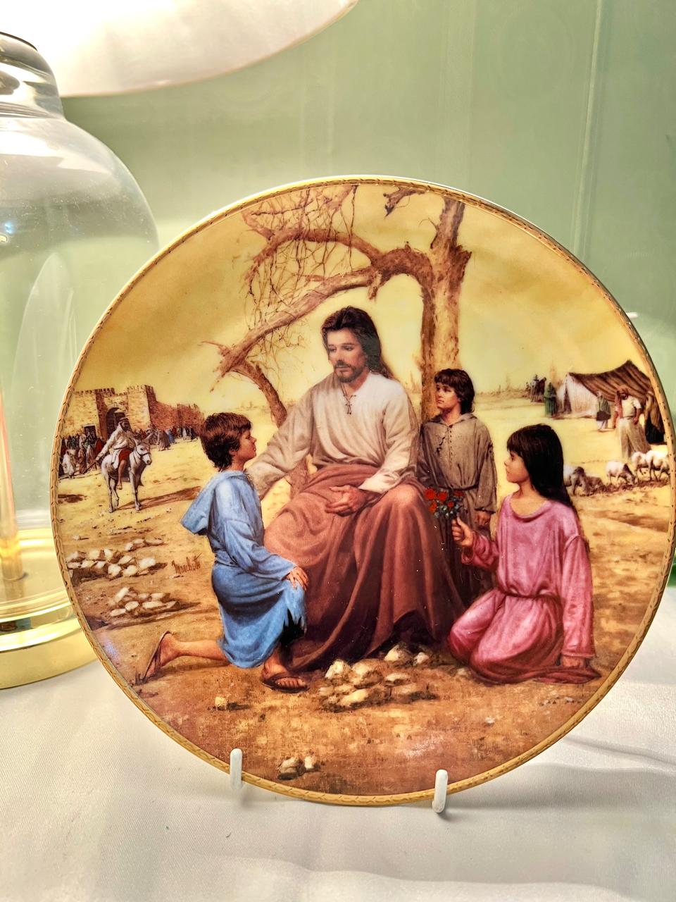 Arteffects Blessing of the Children 23K Gold Plate, 7.5 in