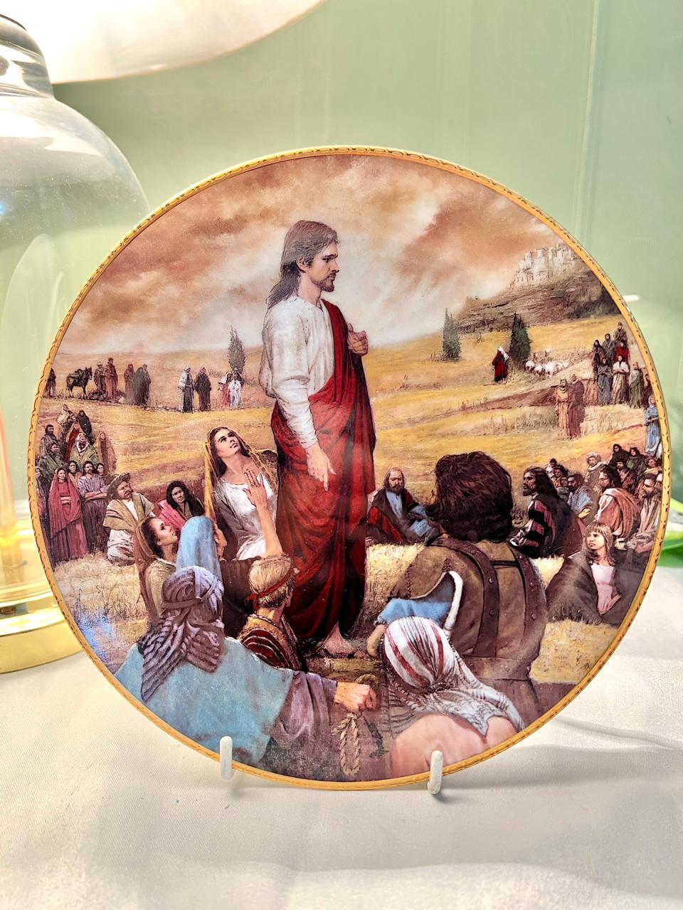 Arteffects Sermon on the Mount 23K Gold Plate, 8 in