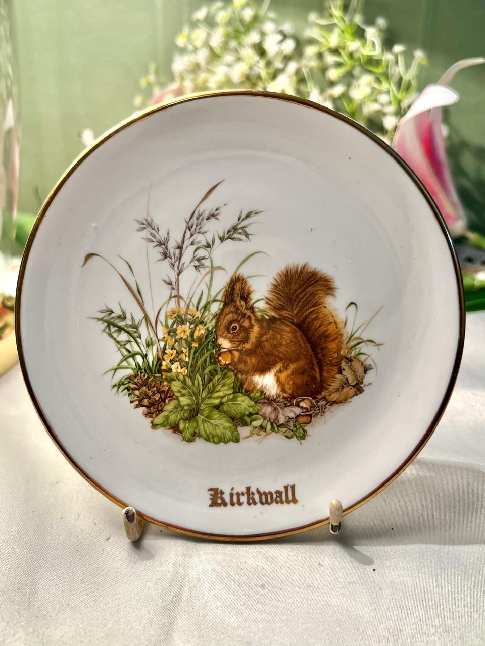 Gen. Leonard & Co. Orkney Squirrel Decorative Plate, Approx. 5.5 in
