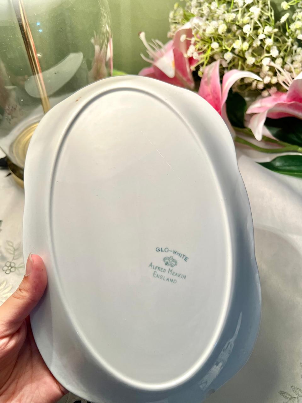 Alfred Meakin Wishing Well Scenic Decor Platter 10"