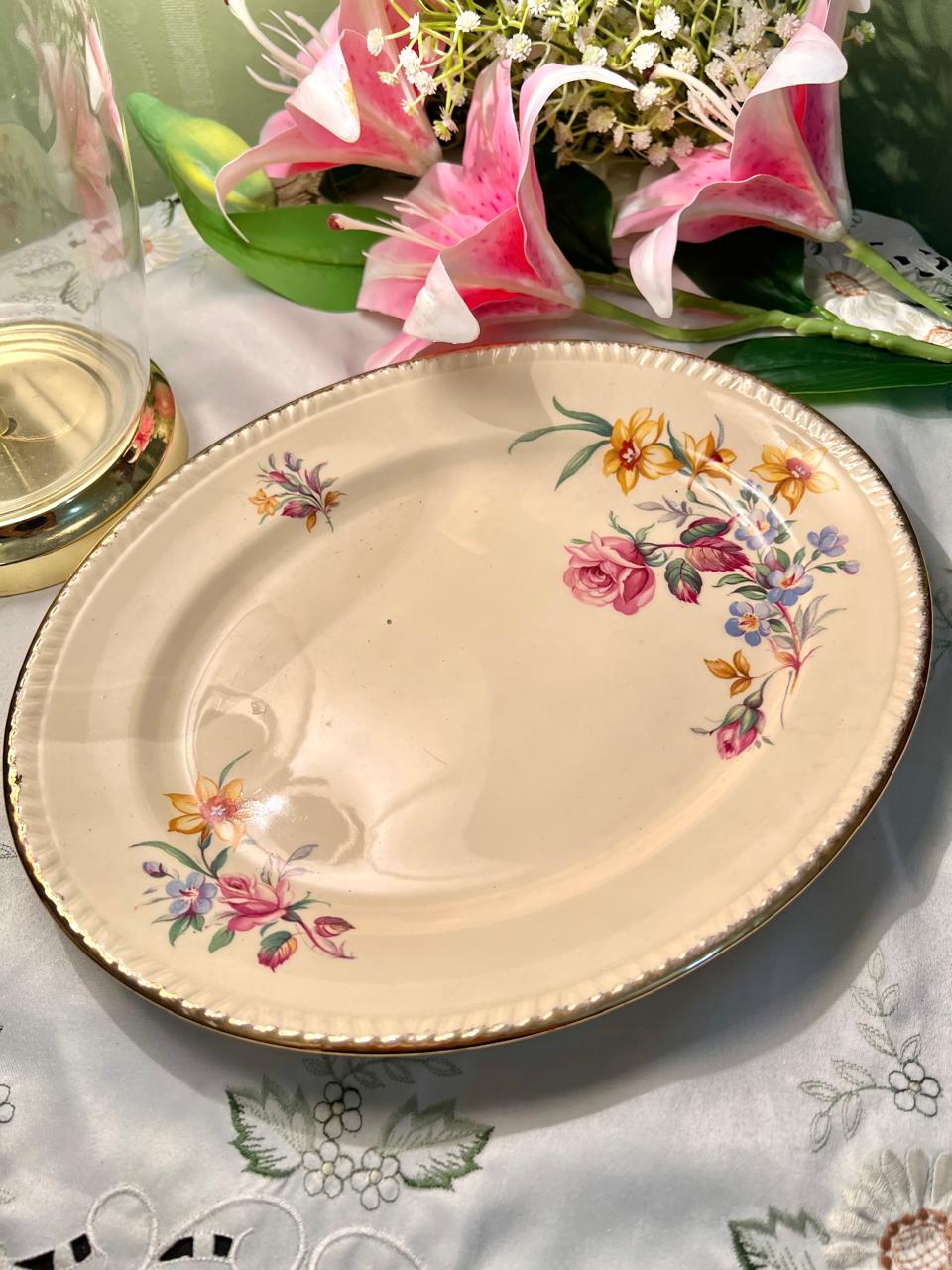 Swinnertons Harvest Floral Oval Serving Platter 30cm - 1 Piece
