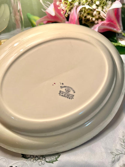 Swinnertons Harvest Floral Oval Serving Platter 30cm - 1 Piece