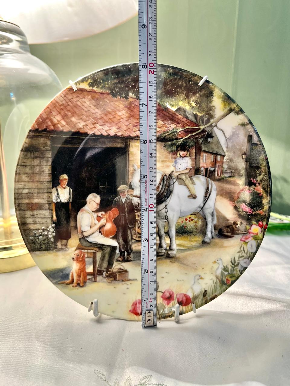 Royal Doulton The Saddlemaker Bone China Wall Plate 8"