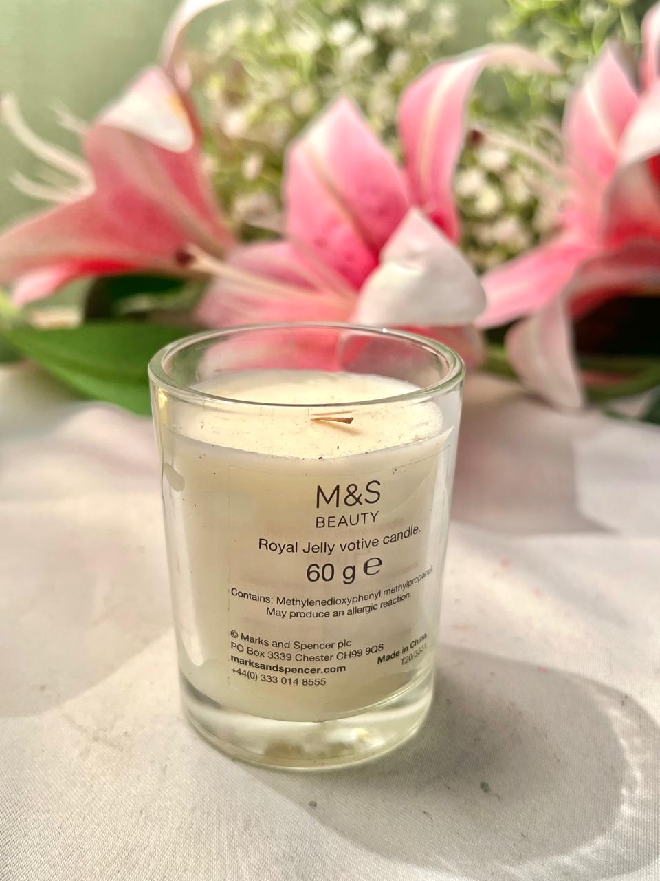 M&S Beauty Royal Jelly Votive Candle 60g - 1 Piece