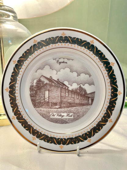 Canterbury Collection Egerton Old Village Hall Wall Plate 8"