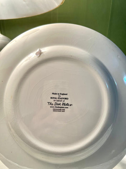 Royal Stafford The Diet Plate Blue Portion Control Plate 10"