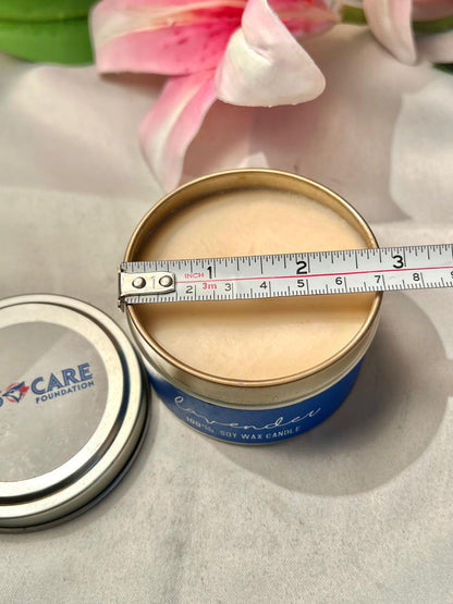 CARE Foundation 100% Soy Wax Tin Candle 7cm - 1 Piece