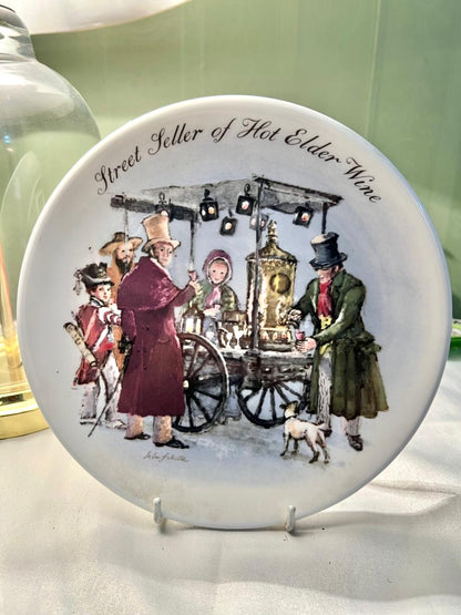 Wedgwood Hot Elder Wine Bone China Wall Plate 7.5"