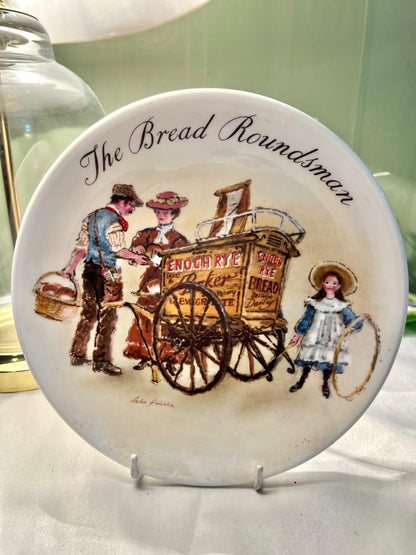Wedgwood The Bread Roundsman 1987 Decorative Plate 20cm