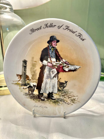 Wedgwood Street Seller of Fried Fish 1986 Plate 20cm