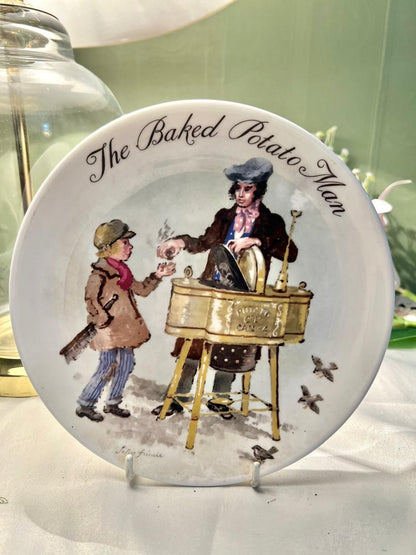 Wedgwood The Baked Potato Man 1985 Decorative Plate 20cm