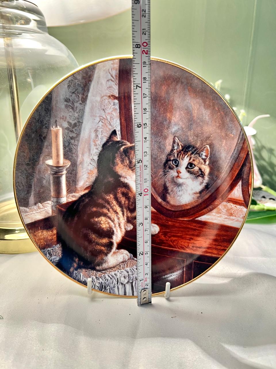 Franklin Mint Picture Perfect Cat Decorative Plate 20cm