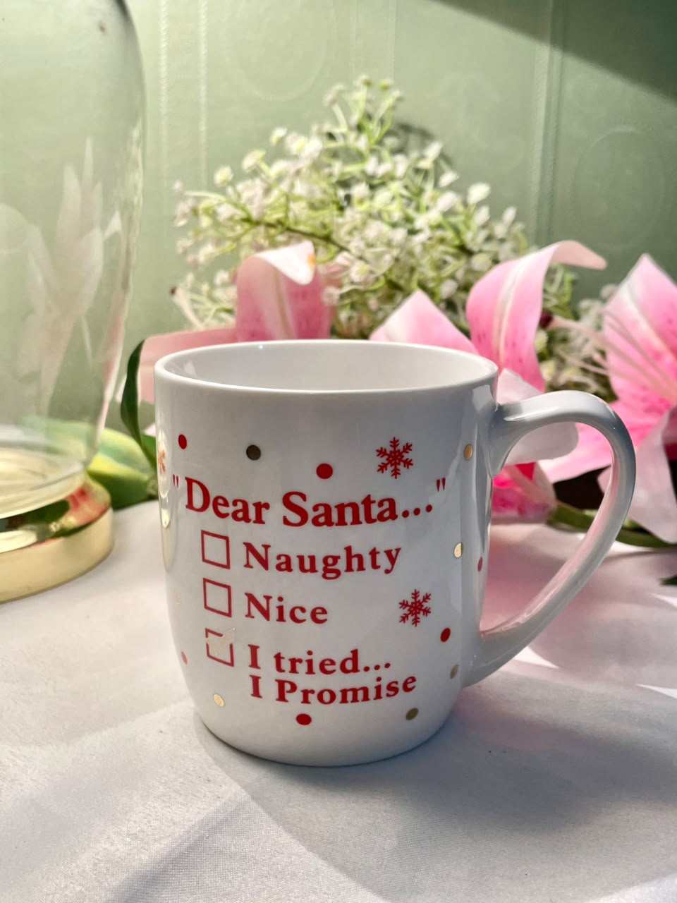 Widdop & Co Dear Santa Christmas Mug 10cm