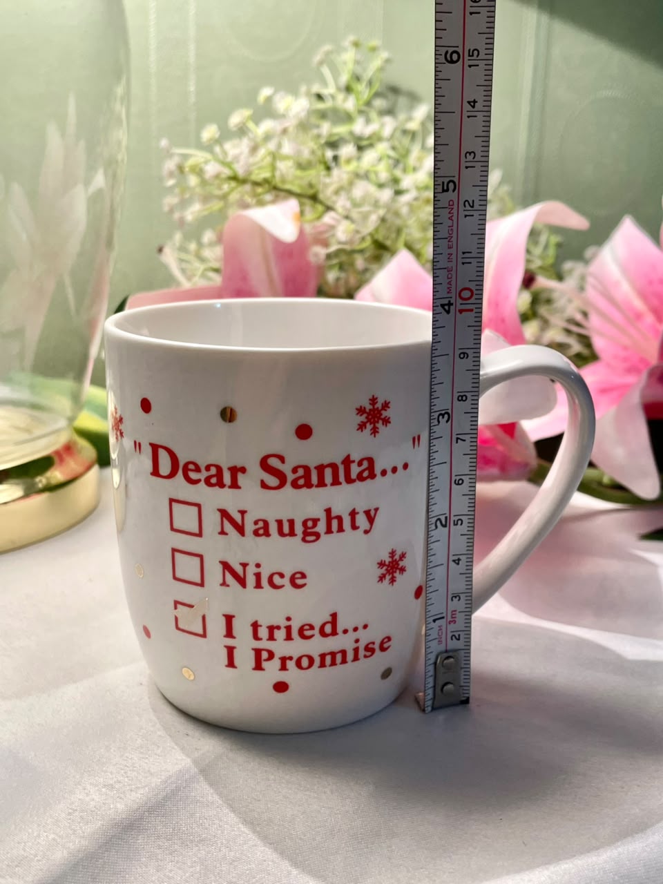 Widdop & Co Dear Santa Christmas Mug 10cm