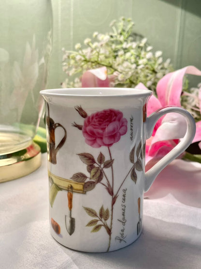 Leonardo Collection Fine Bone China Rose Garden Mug 10cm