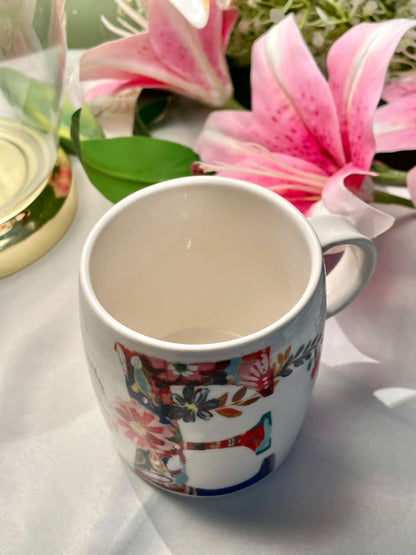 Stasha M. Halpern Floral Art Mug 10cm
