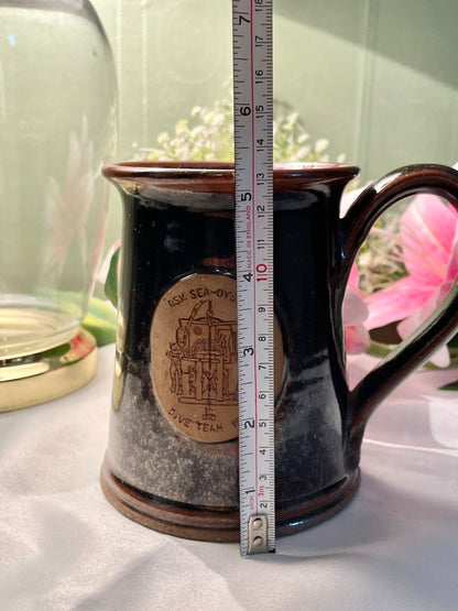 Vintage Style Dive Team Stoneware Tankard Mug 13cm