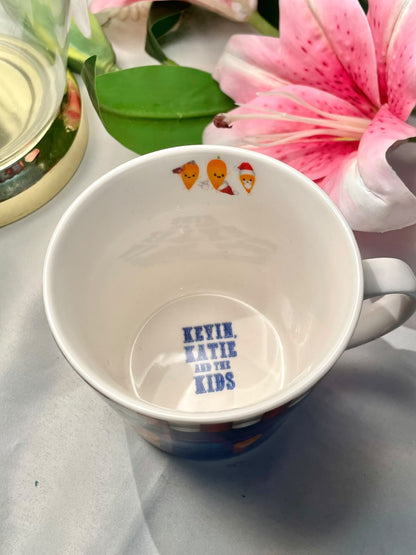 Kevin, Katie and the Kids Blue Novelty Soup Mug 10cm