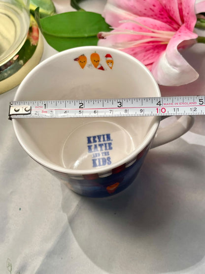 Kevin, Katie and the Kids Blue Novelty Soup Mug 10cm