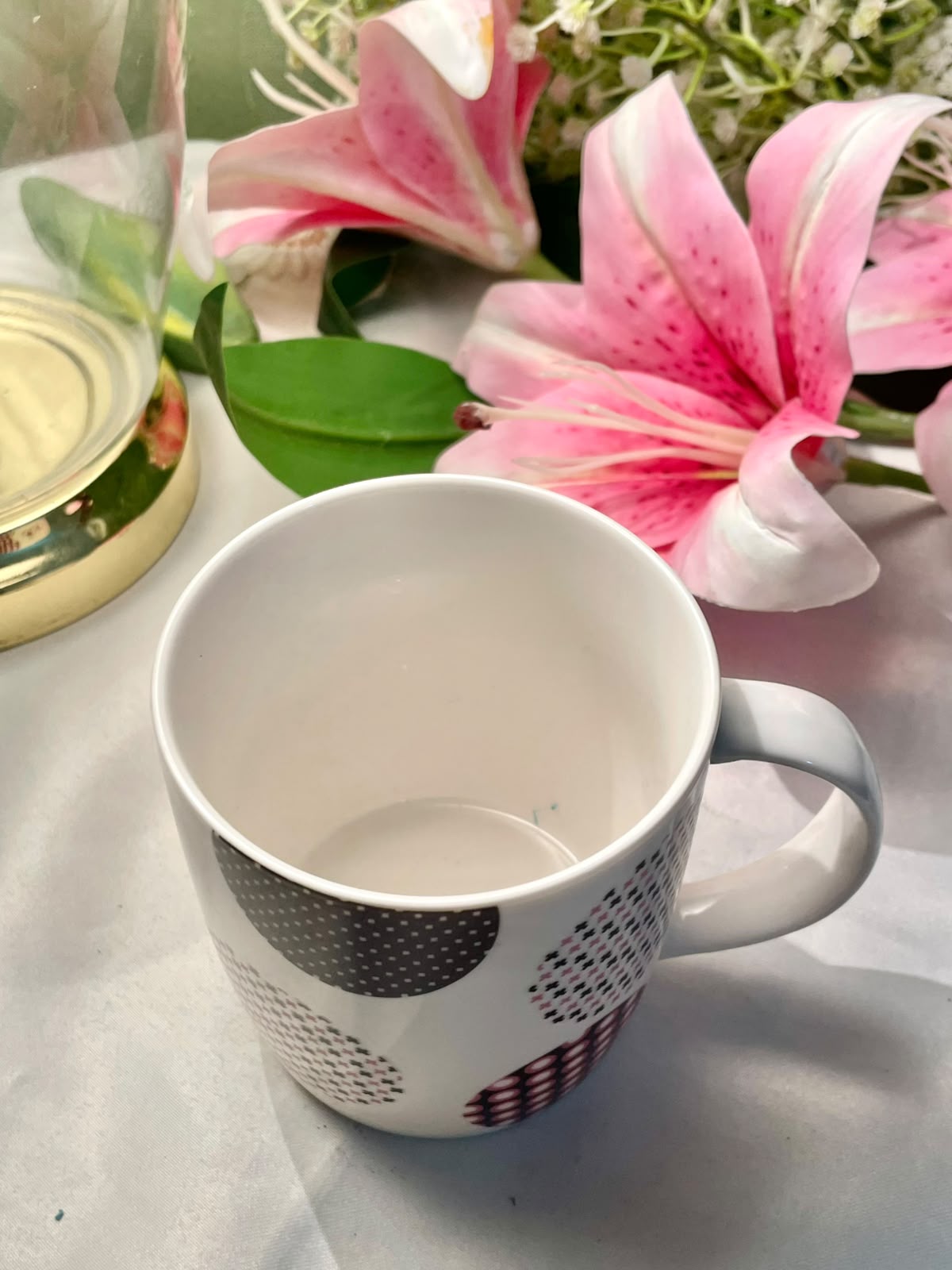 Abstract Circle Pattern Ceramic Mug 10cm