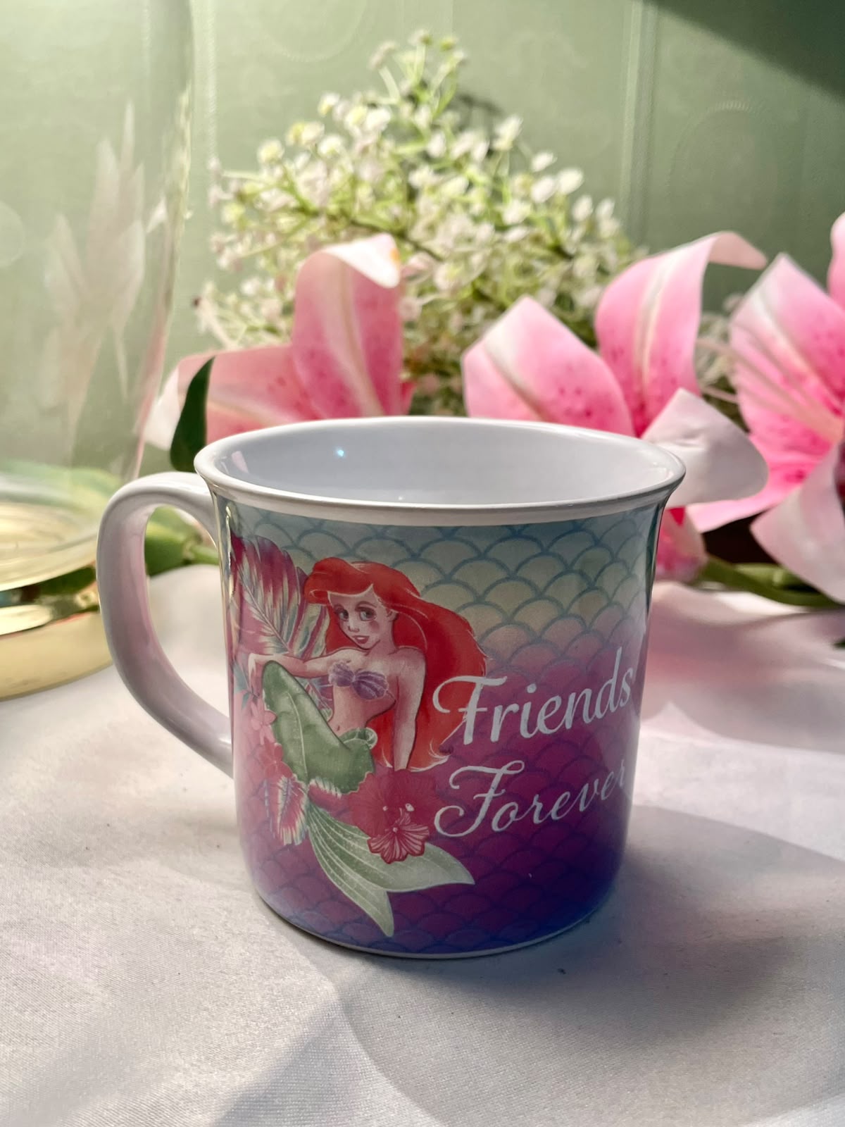 Disney The Little Mermaid Ariel “Friends Forever” Mug 9cm