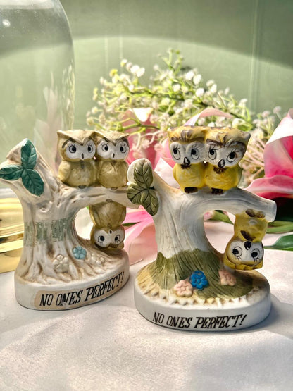 No One’s Perfect!” Owl Family Figurine 10cm ( Each)