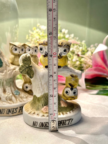 No One’s Perfect!” Owl Family Figurine 10cm ( Each)