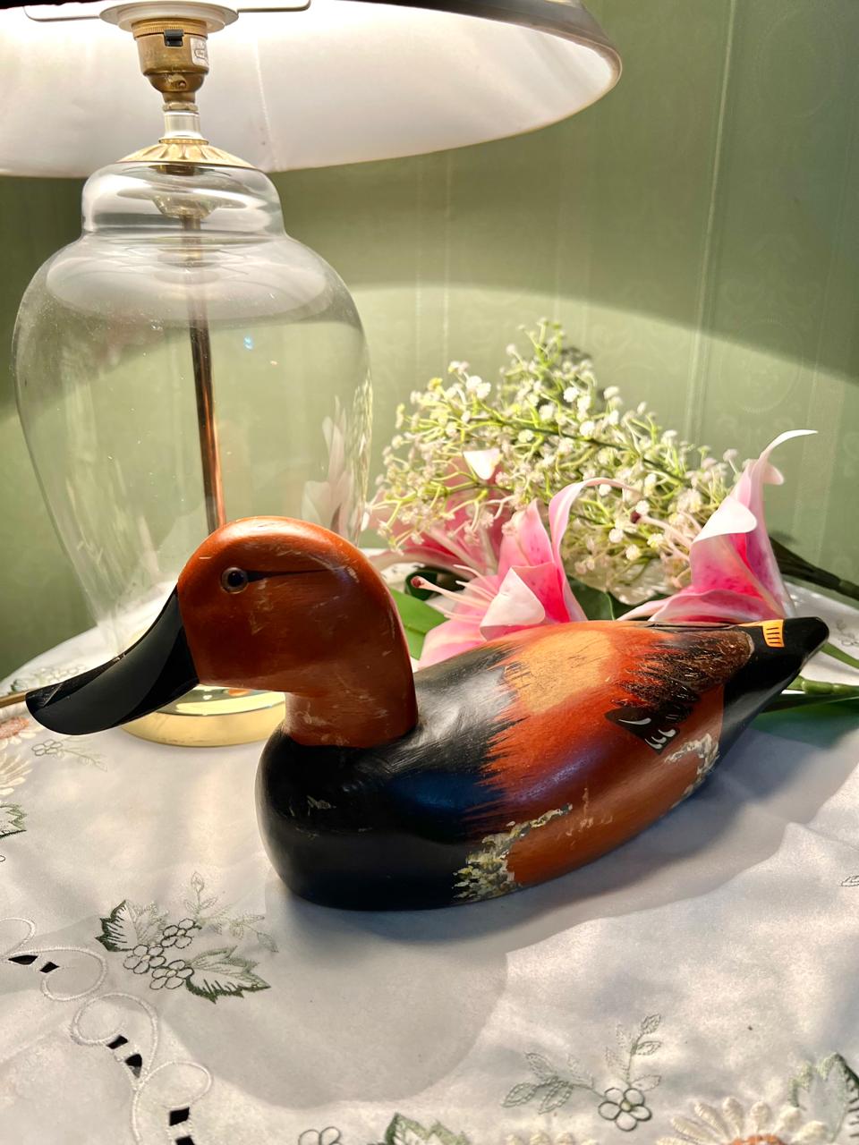 Vintage Duck Decoy Ornament 30cm