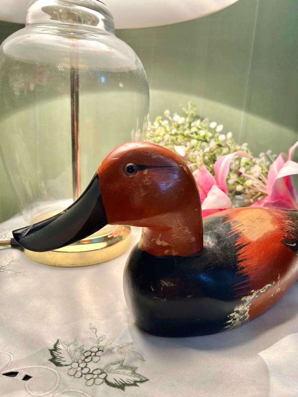 Vintage Duck Decoy Ornament 30cm