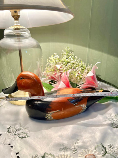 Vintage Duck Decoy Ornament 30cm