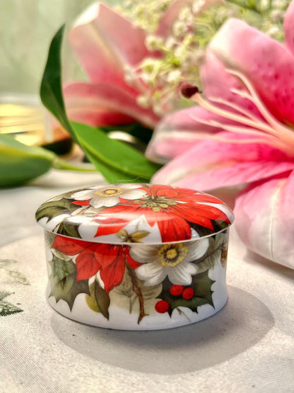 Royal Stratford Fine Bone China Floral Trinket Box 3 in