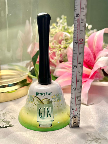Ring for Gin Ceramic Hand Bell 5 in