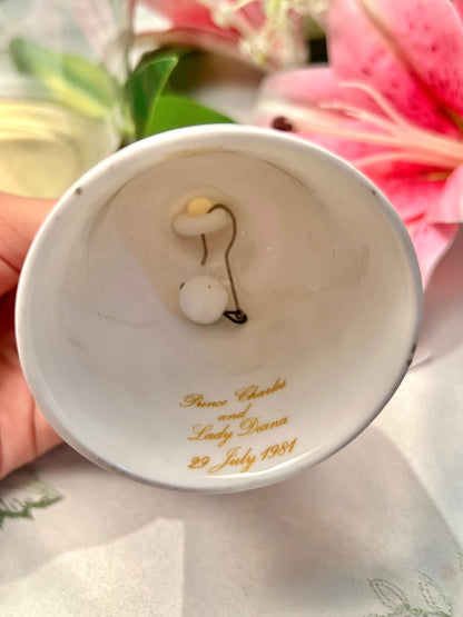 Prince Charles & Lady Diana 1981 Commemorative Bell 5 in