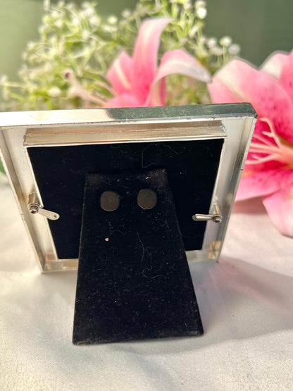 Debenhams Yellow Enamel Photo Frame 4 x 4 in