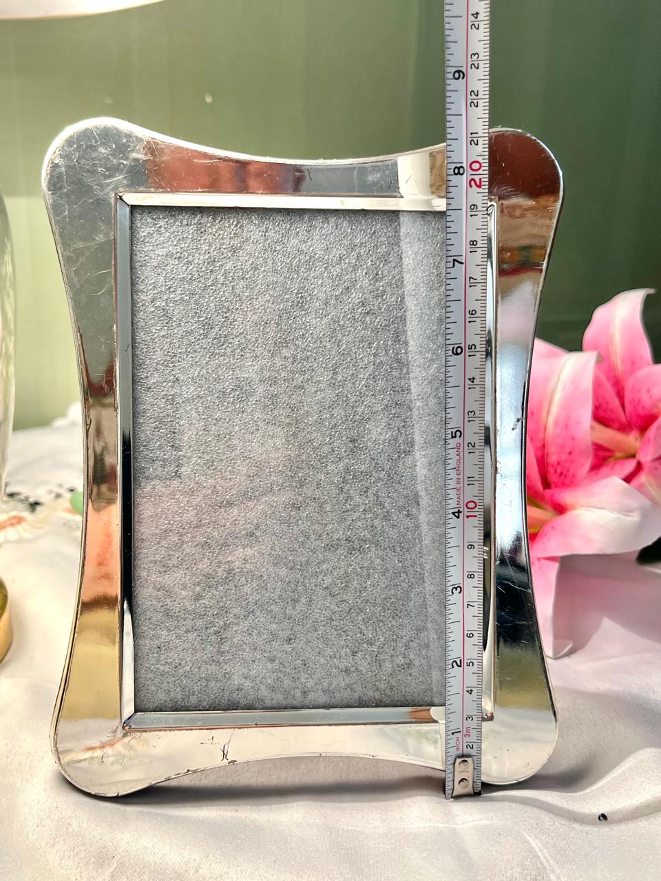 Sixtrees Silver  Curved Photo Frame 20cm