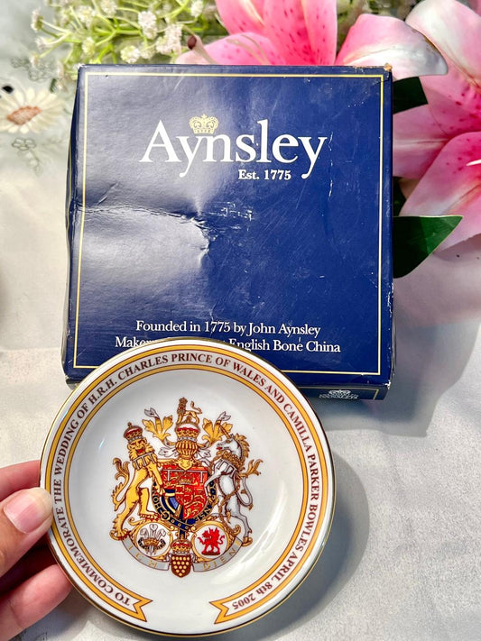 Aynsley Royal Wedding Commemorative Plate 11cm