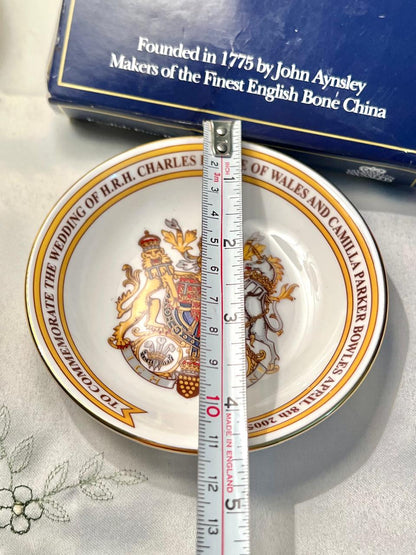 Aynsley Royal Wedding Commemorative Plate 11cm