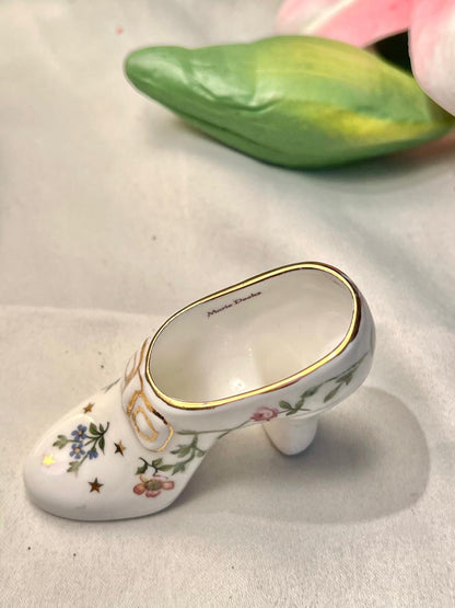 Marie Decke Floral High-Heel Shoe Figurine 3 in