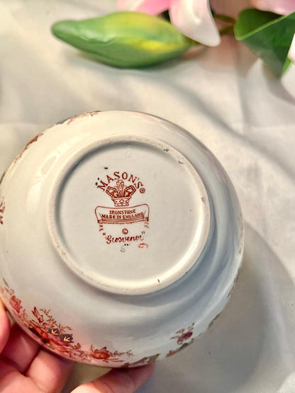 Mason's Ironstone Grosvenor Floral Bowl 5.5 in