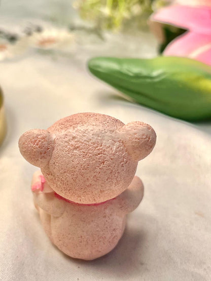 Teddy Bear Hugs & Kisses Heart Figurine 2.5 in