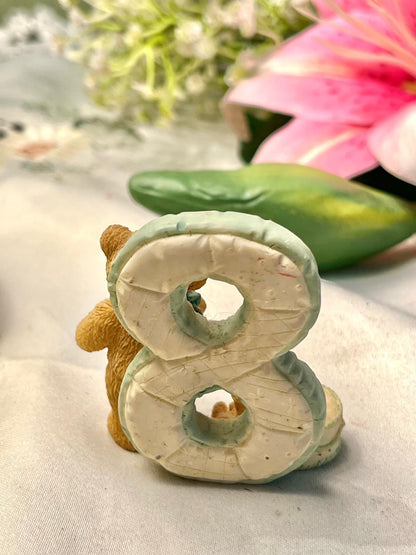 Teddy Bear Family Number 8 Decorative Figurine 3 in