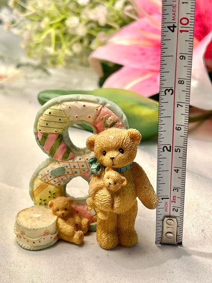 Teddy Bear Family Number 8 Decorative Figurine 3 in